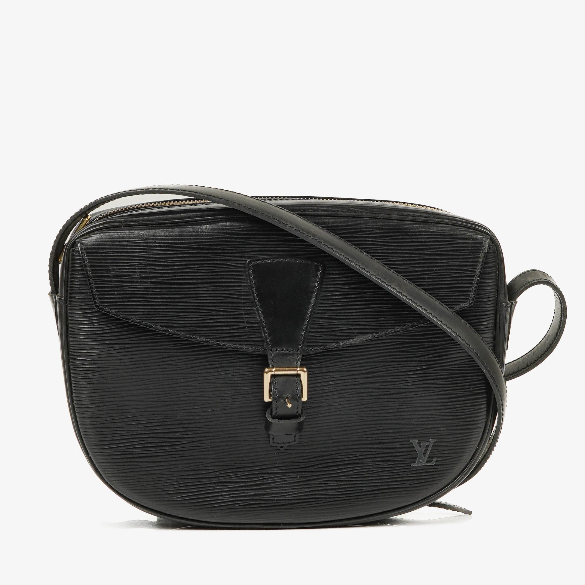 Louis Vuitton Jeune Fille MM Black EPI Leather Shoulder/Crossbody Bag