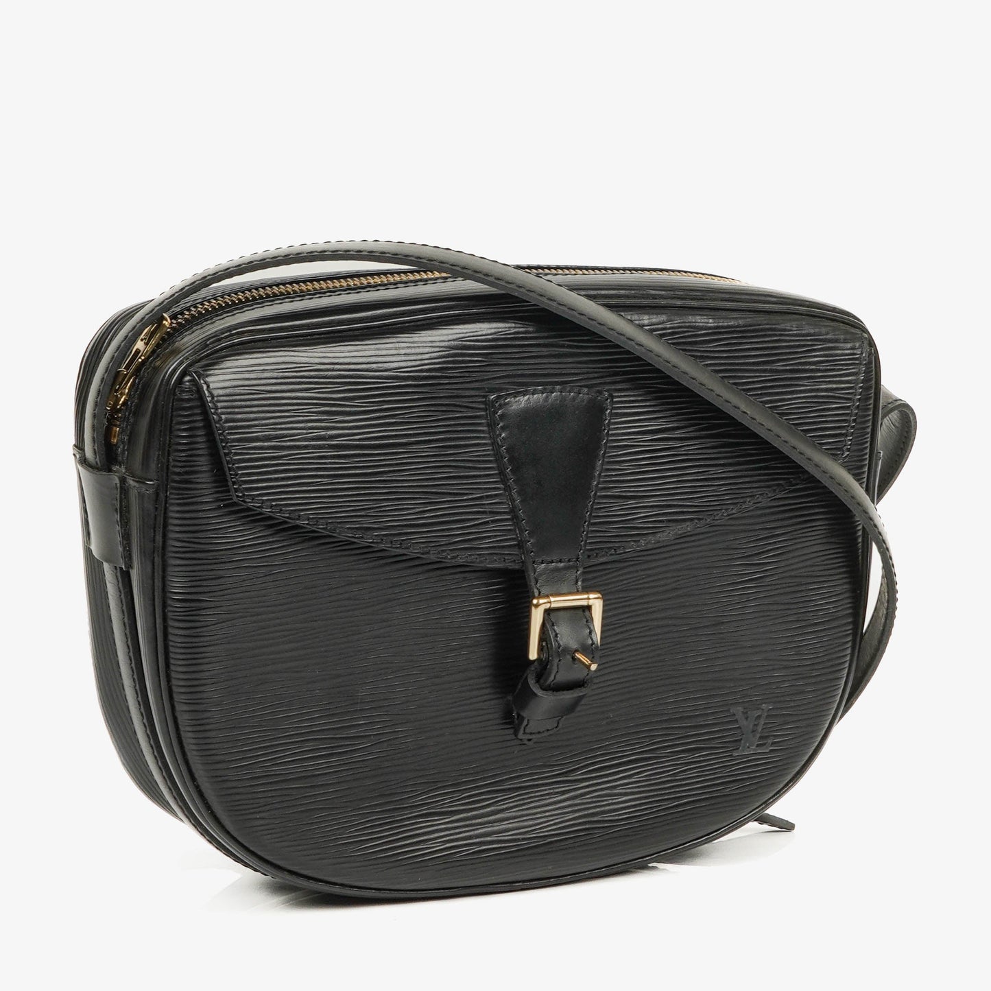Louis Vuitton Jeune Fille MM Black EPI Leather Shoulder/Crossbody Bag