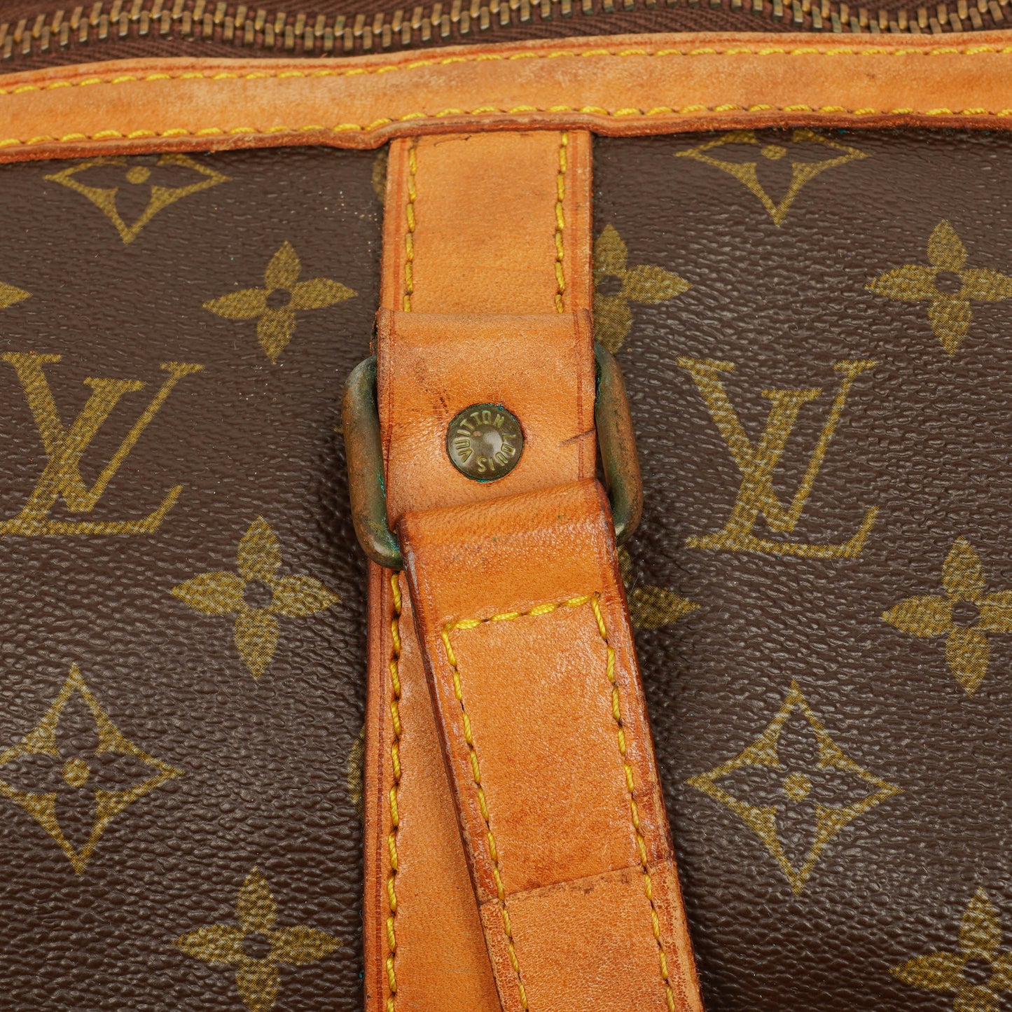 Louis Vuitton Sac Souple 45 Monogram Canvas Travel Bag