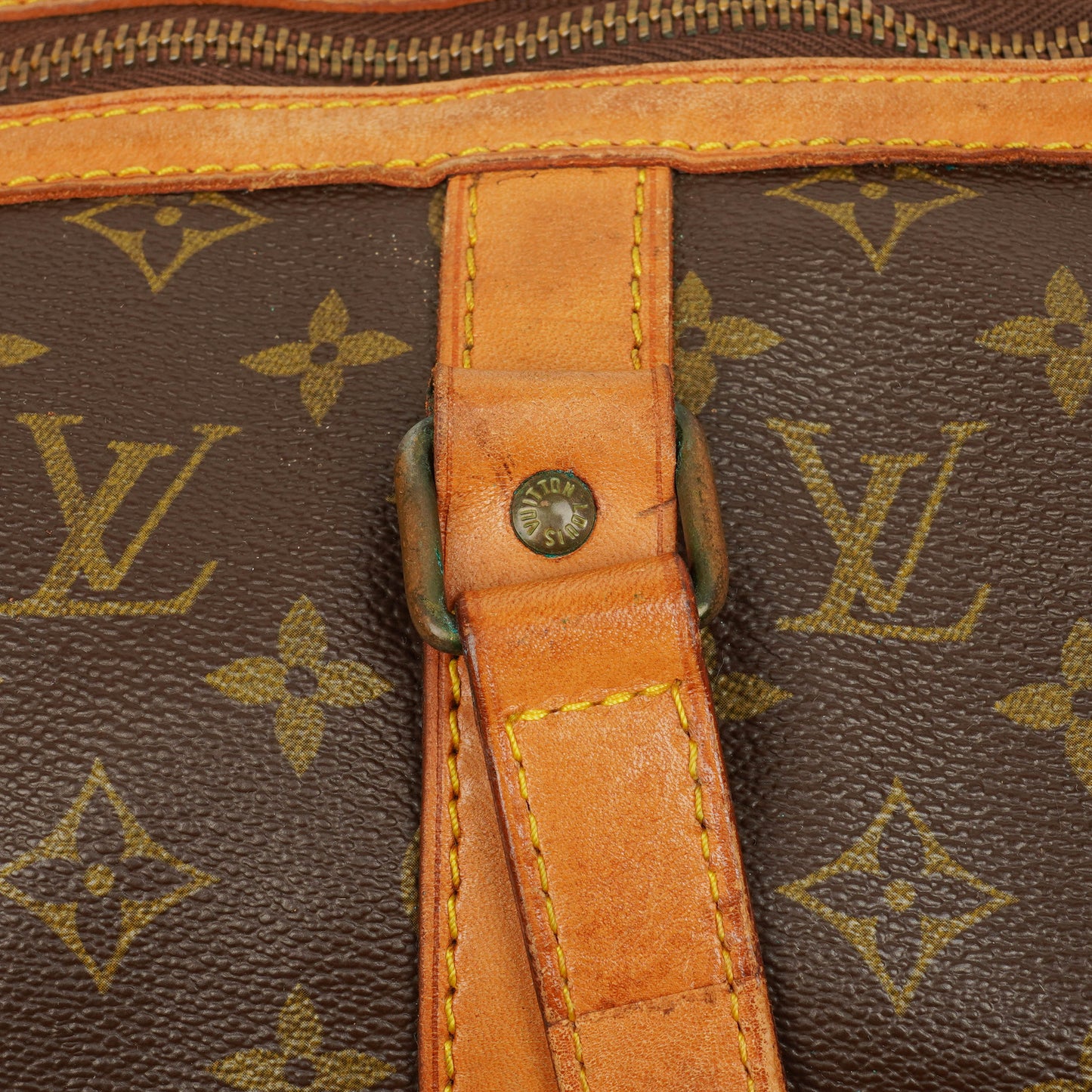 Louis Vuitton Sac Souple 45 Monogram Canvas Travel Bag