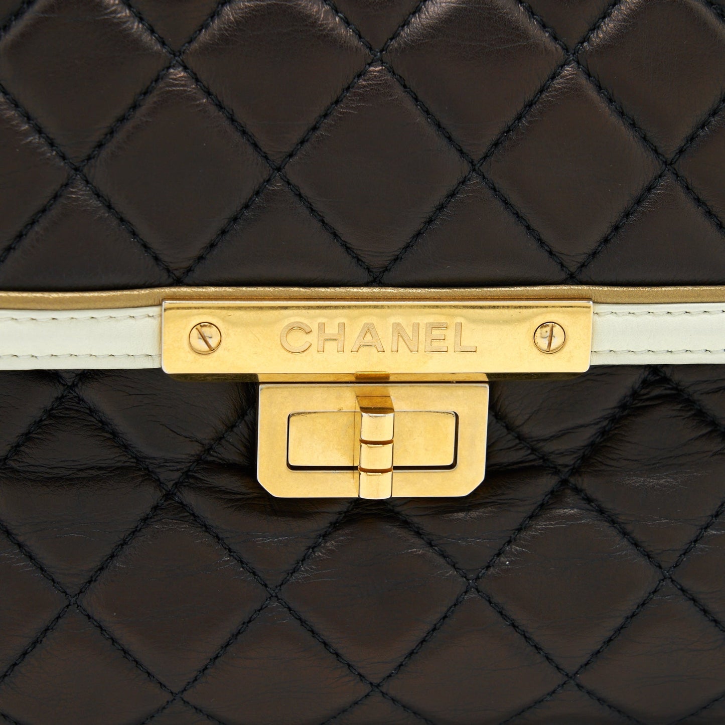 Chanel  Single Flap Bag Lambskin Dark Brown