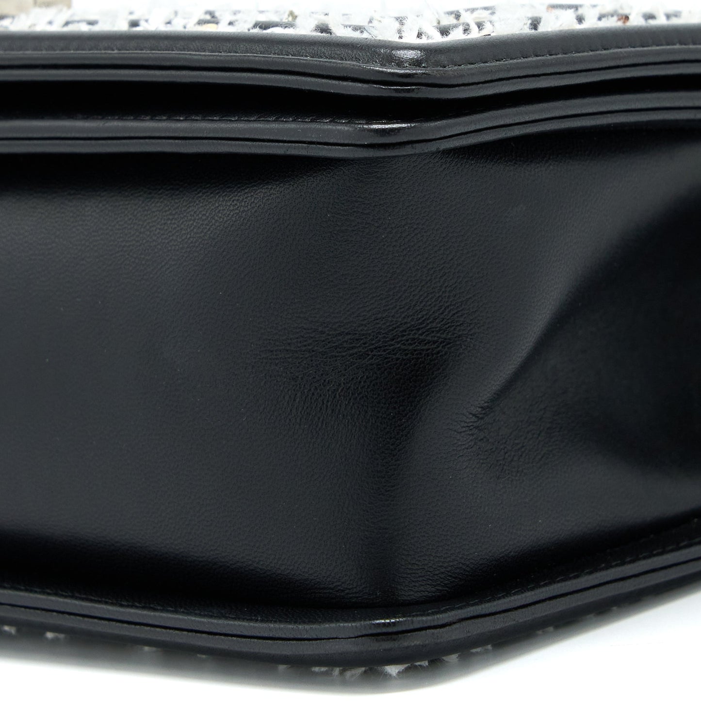 Chanel Medium Boy Bag Limited Lambskin Black/White