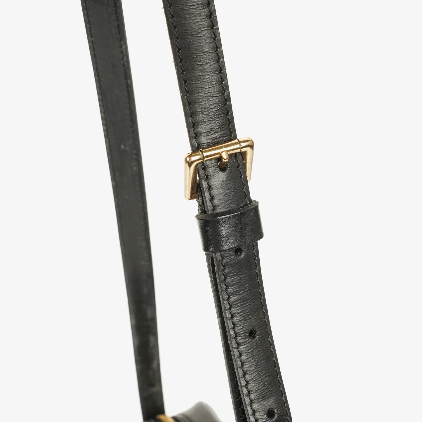 Louis Vuitton Jeune Fille MM Black EPI Leather Shoulder/Crossbody Bag