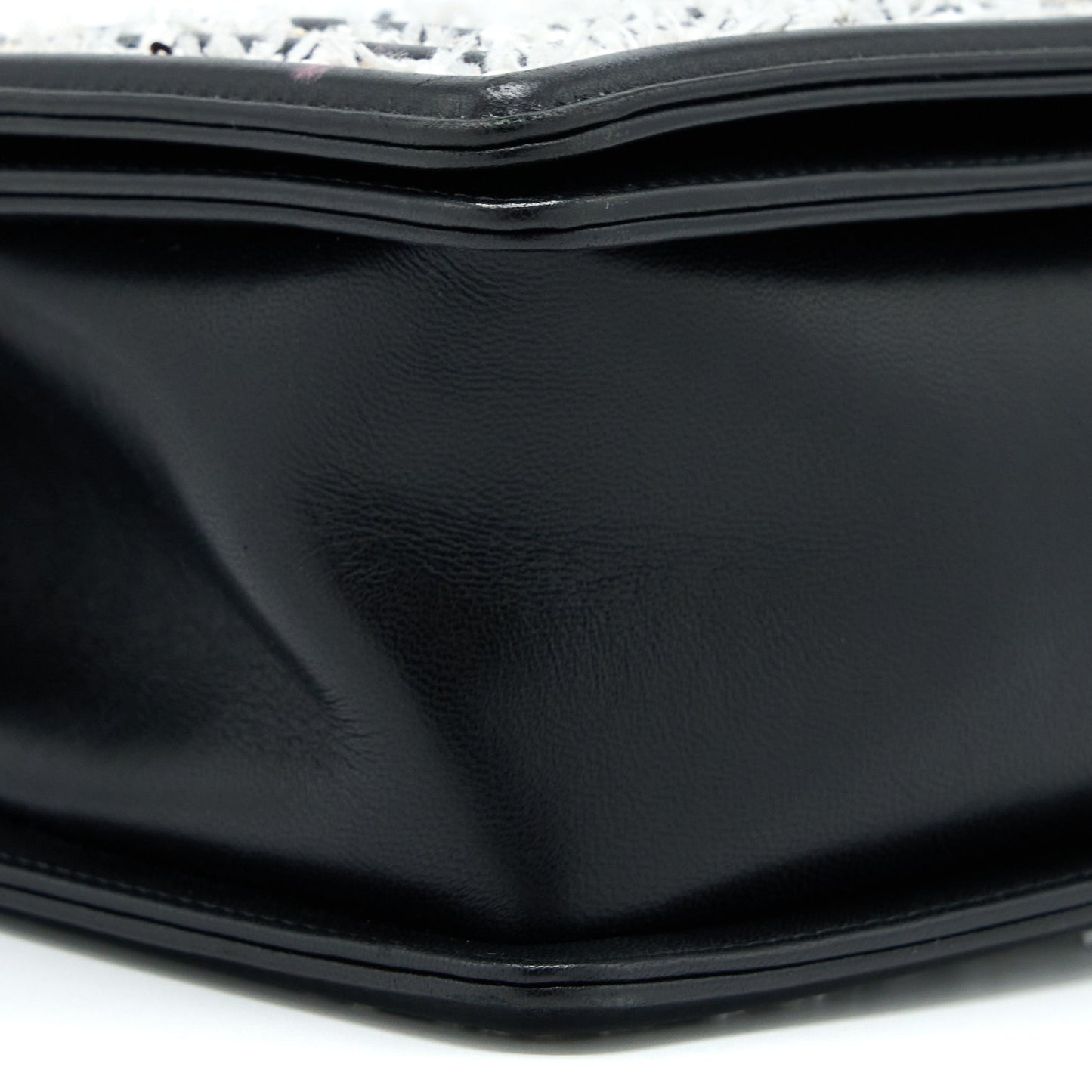 Chanel Medium Boy Bag Limited Lambskin Black/White