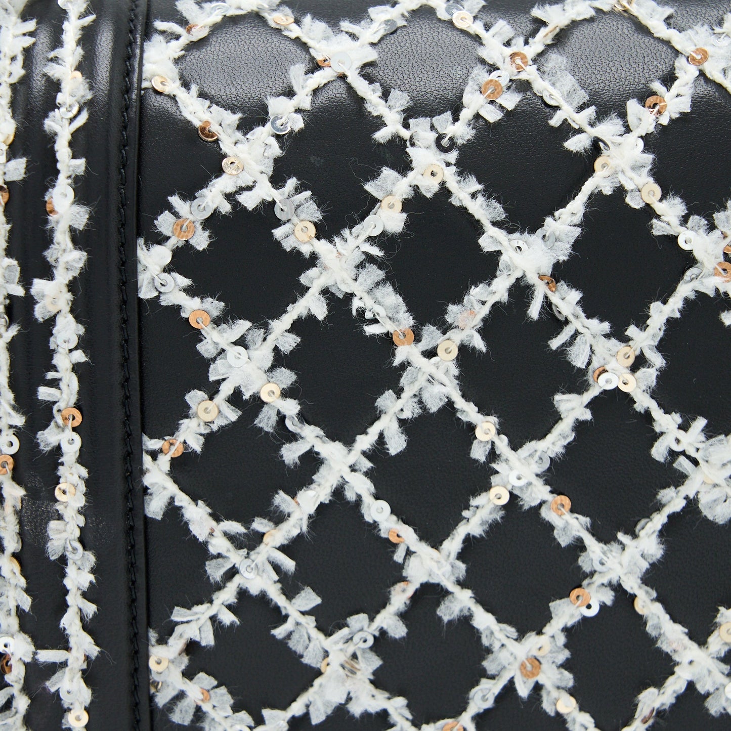 Chanel Medium Boy Bag Limited Lambskin Black/White