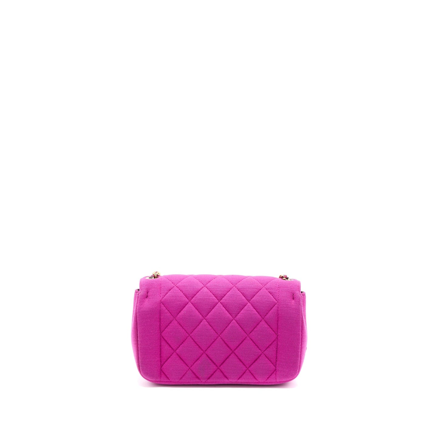 Chanel Seasonal Mini Flap Bag Fabric Pink L
