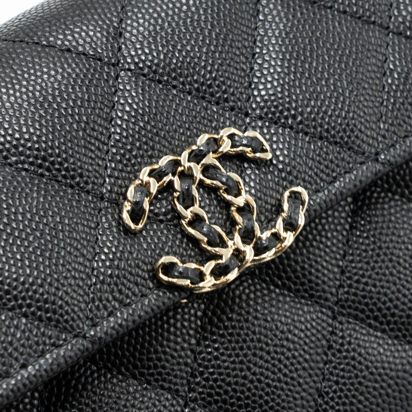 Chanel 23P Top Handle Mini Flap Bag Caviar Black L (Microchip)