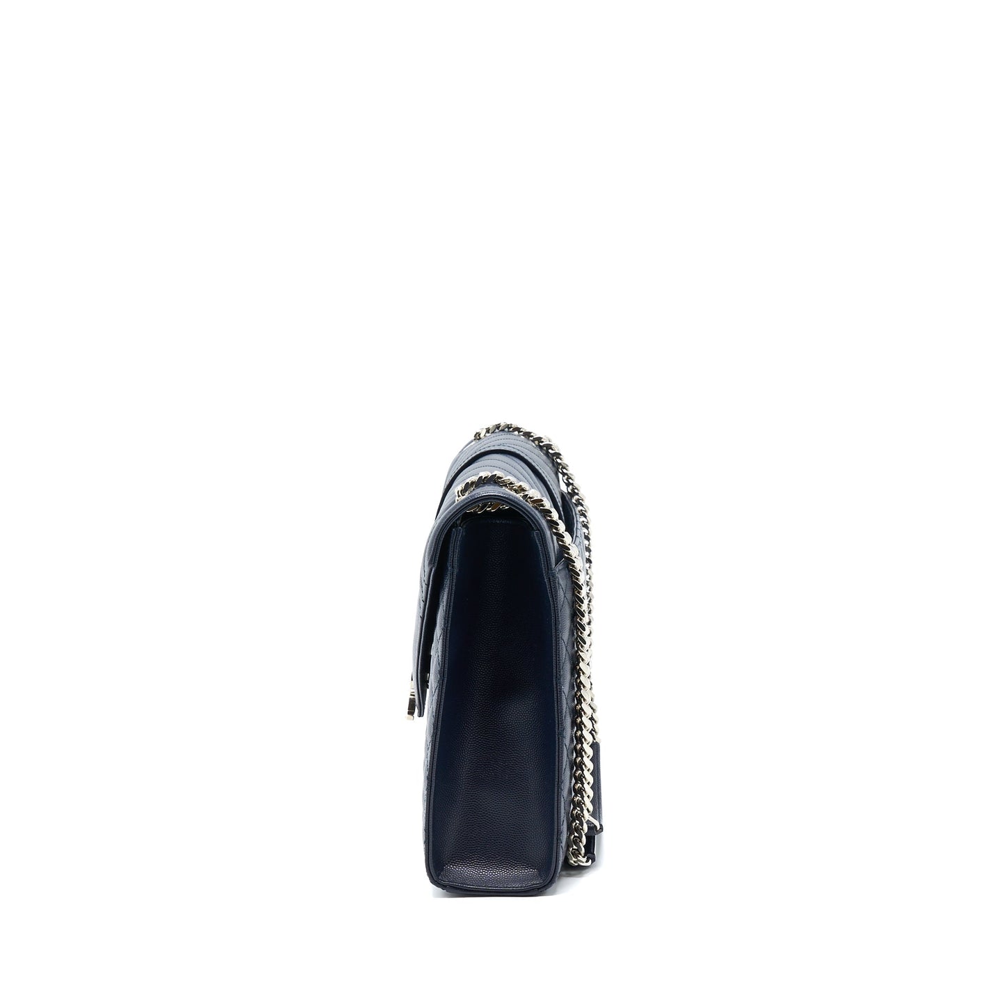 Saint Laurent Envelop Mini Purse Calfskin Navy