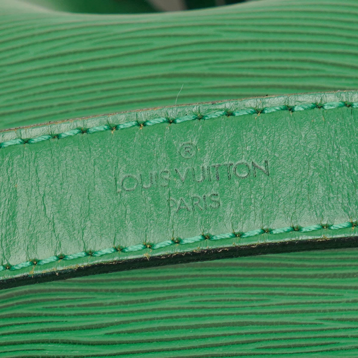 Louis Vuitton Noe Grande GM Green Epi Leather Shoulder Bag