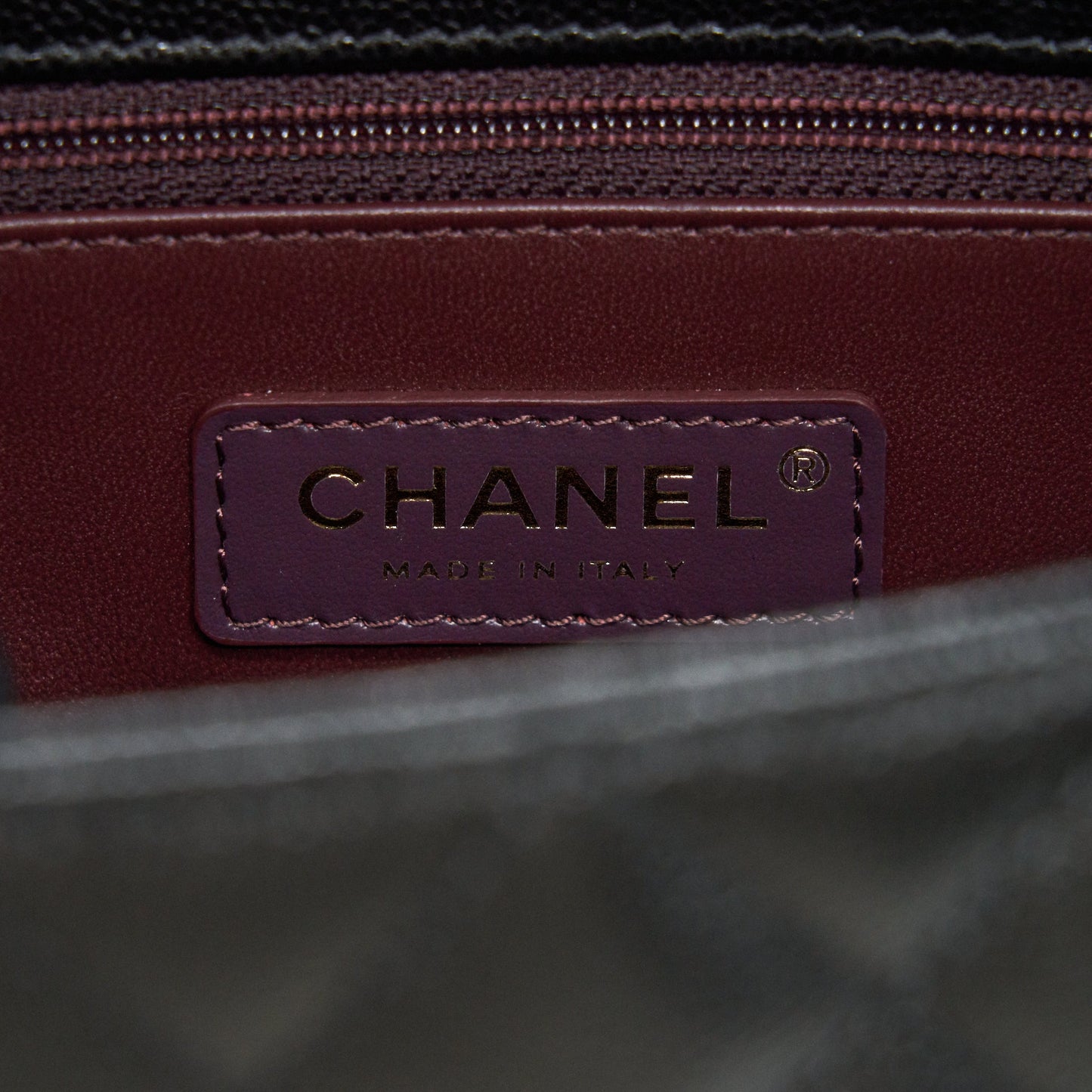 Chanel 21K Small (old mini) 24cm Cocohandle Black Caviar L