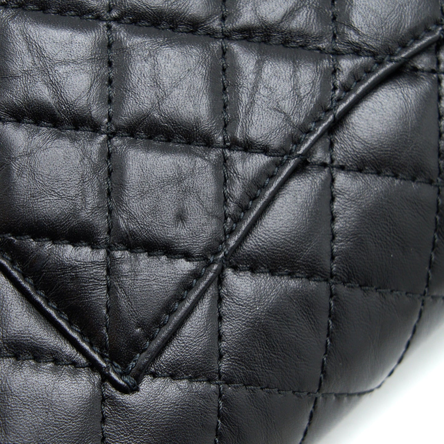 Chanel Small 2.55 225 Reissue Flap Bag Aged Calfskin Black Brushed