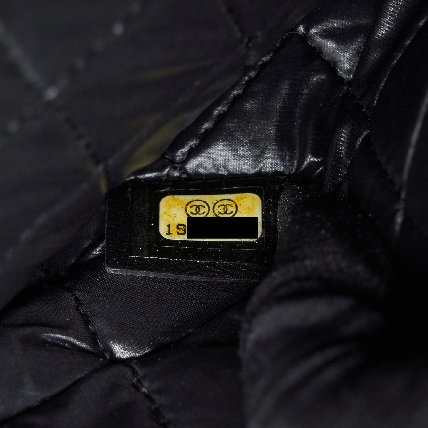 Chanel Fold Over Clutch Patent Leather Black
