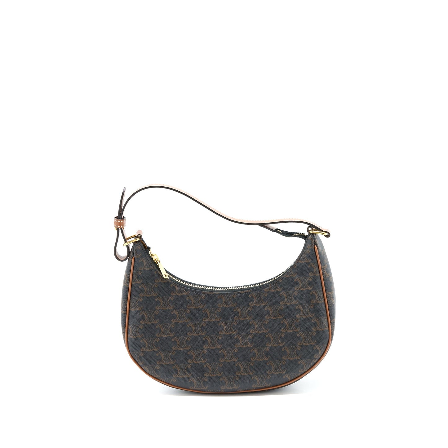 Celine Ava Purse Triophe Canvas/Calfskin Tan