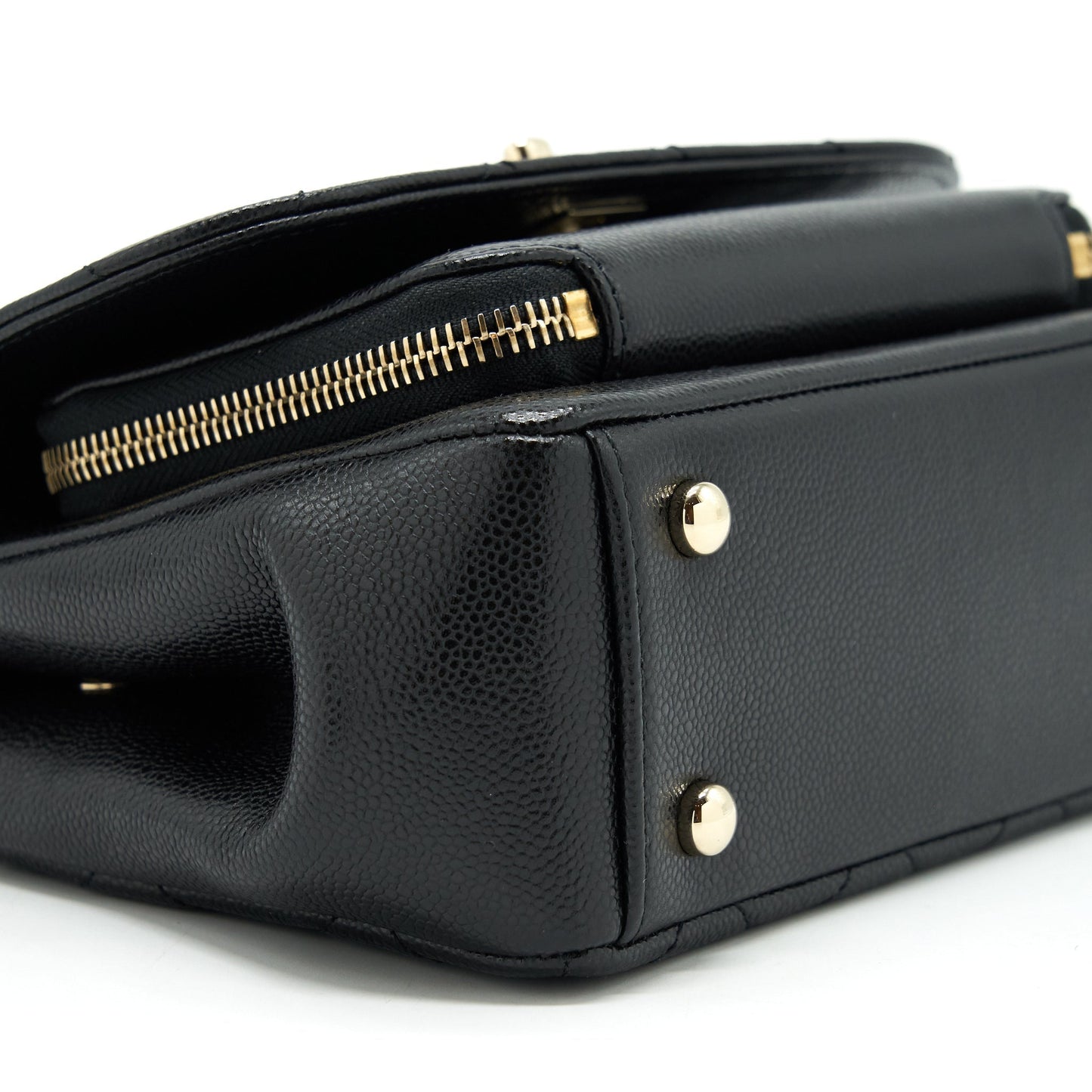 Chanel 22P Small Business Affinity Grained Calfskin Black L