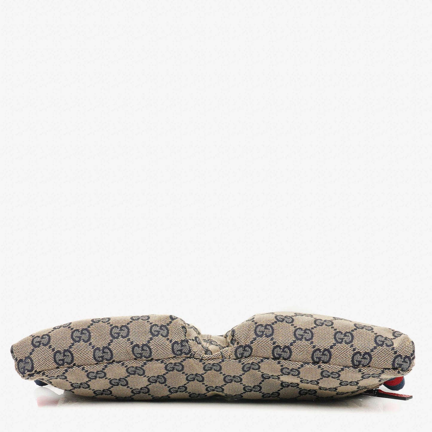 Gucci GG Multicolour Beige/Navy Monogram Canvas Belt Bag