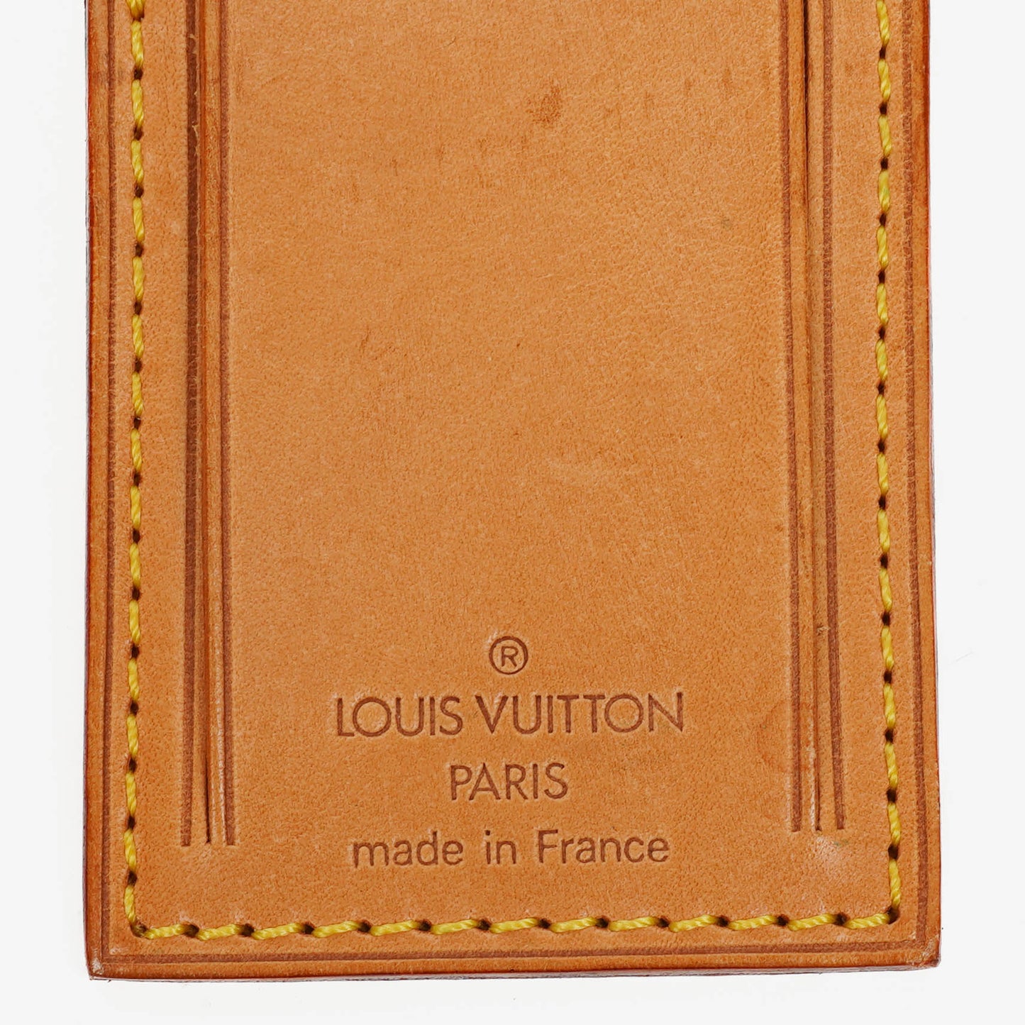 Louis Vuitton Leather Name Tag And Handles Holder
