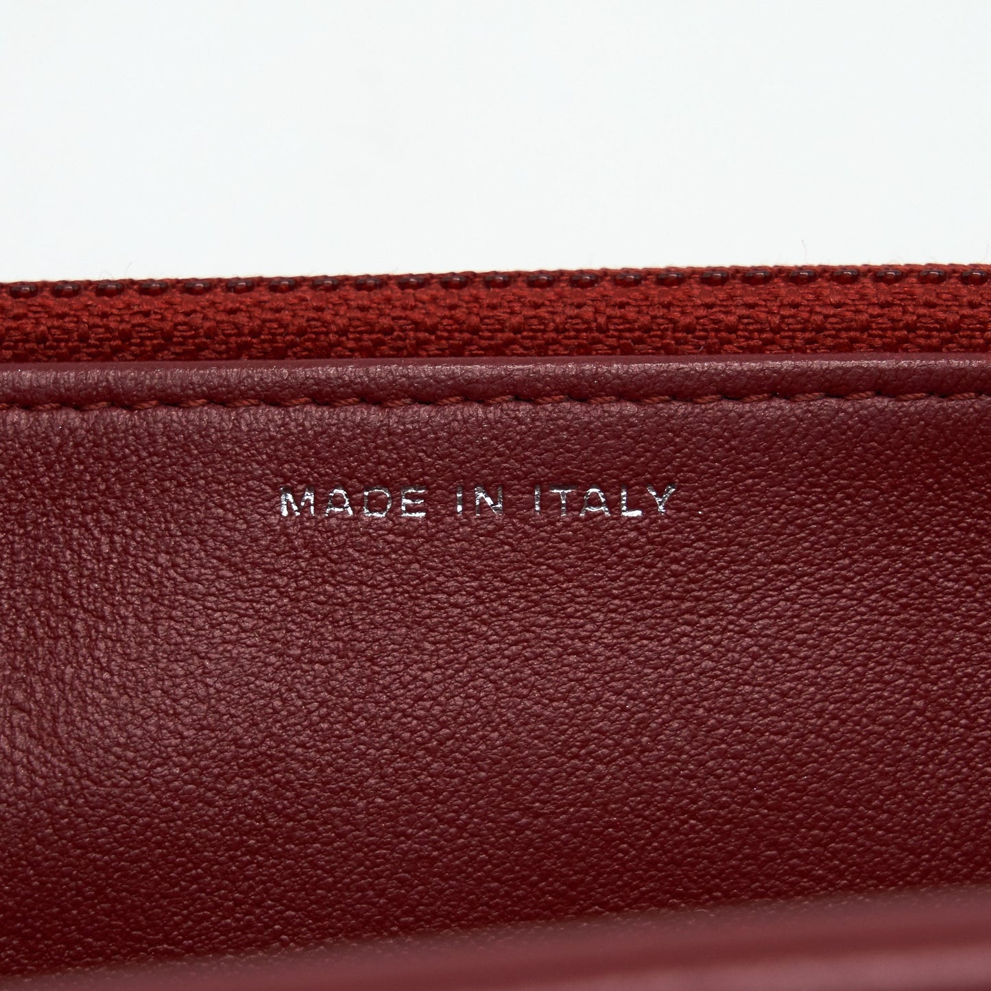 Chanel Classic Wallet On Chain Lambskin Dark Red
