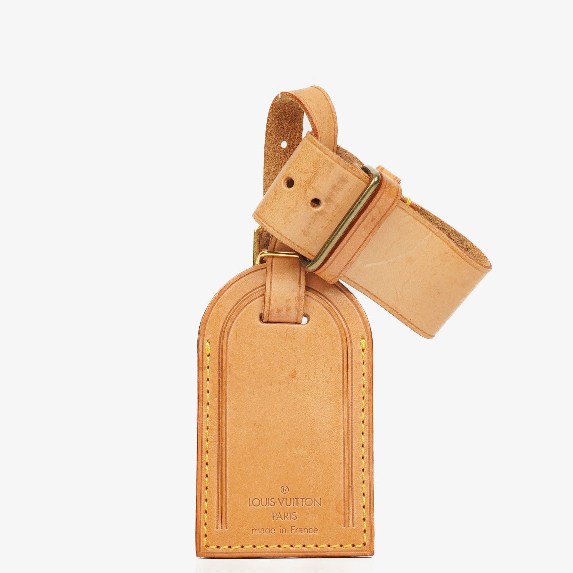 Louis Vuitton Leather Name Tag And Handles Holder