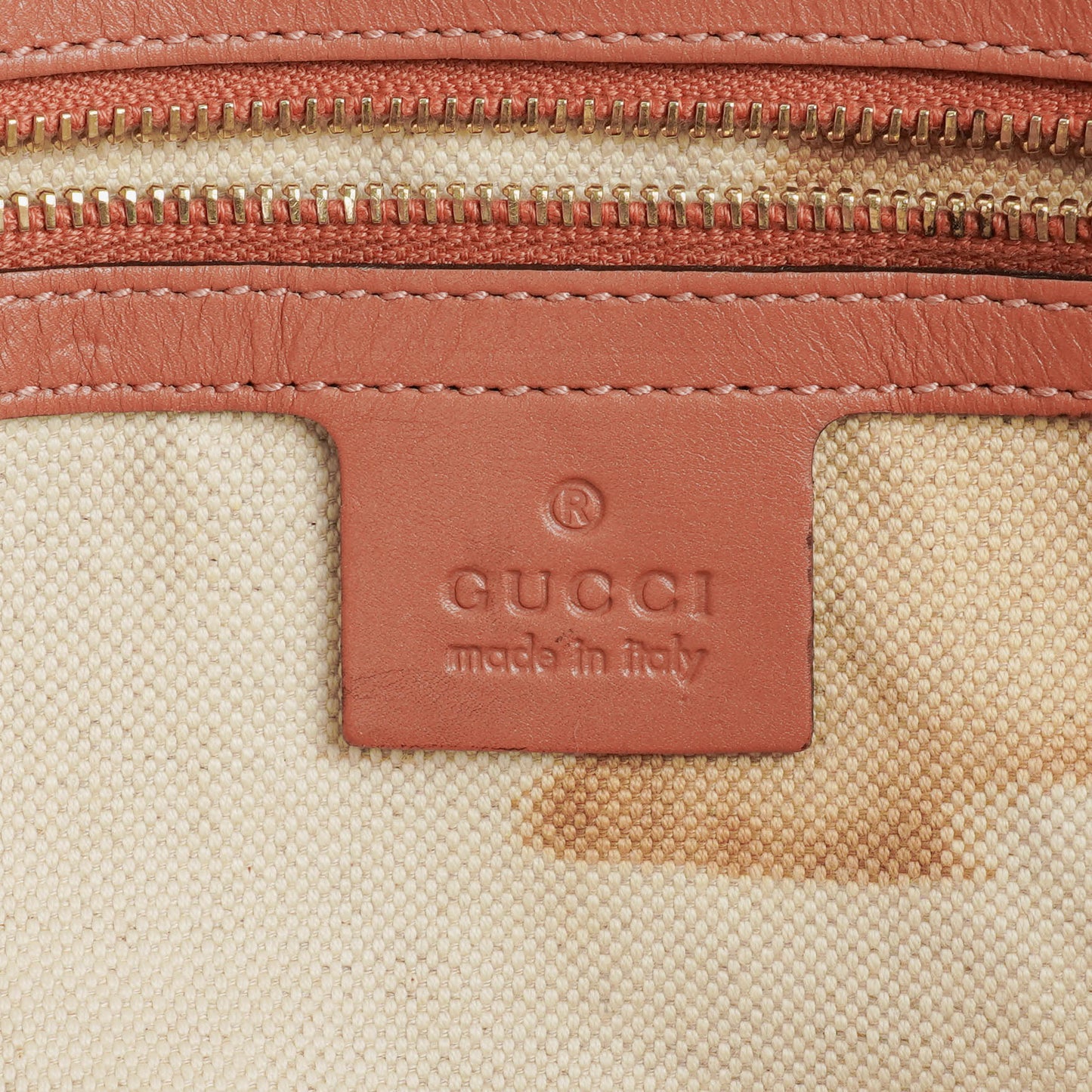 Gucci GG Canvas Heart Bit Tote Bag