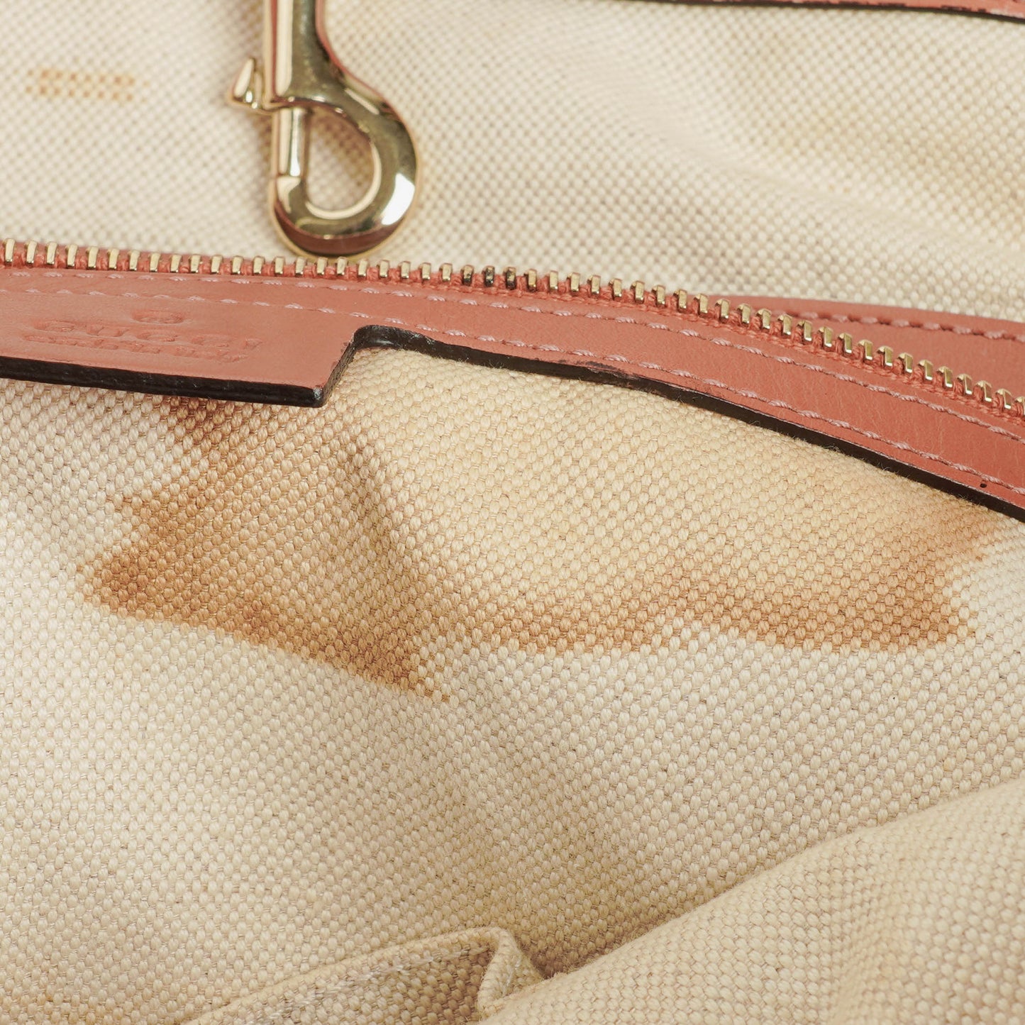 Gucci GG Canvas Heart Bit Tote Bag