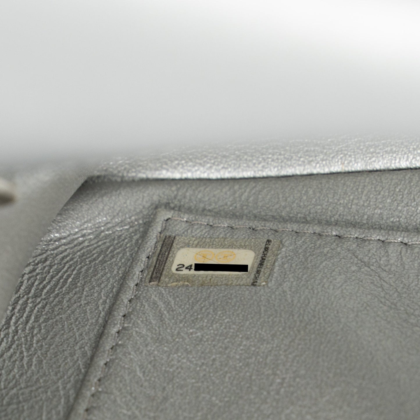 Chanel Filigree Flap Bag Caviar Silver