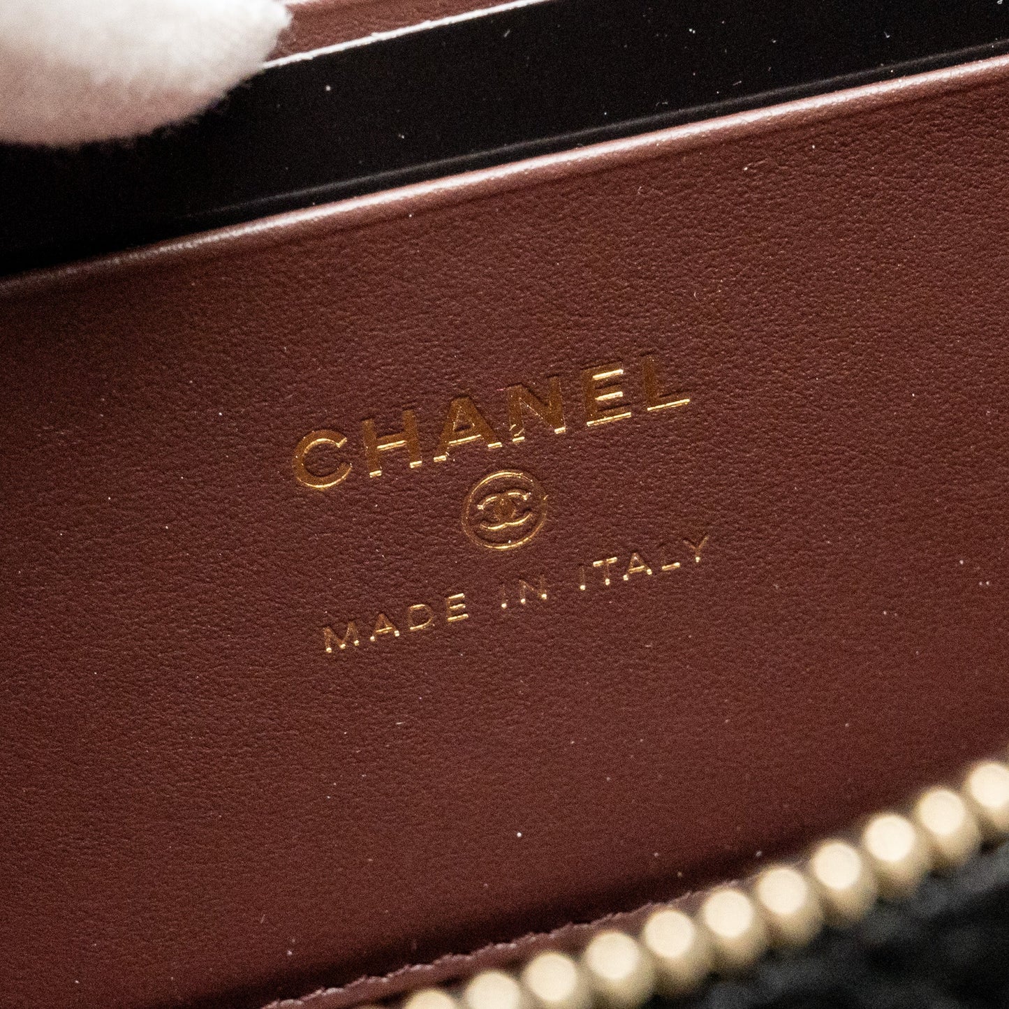 Chanel CC Top Handle Vanity Bag Caviar Black L (Microchip)
