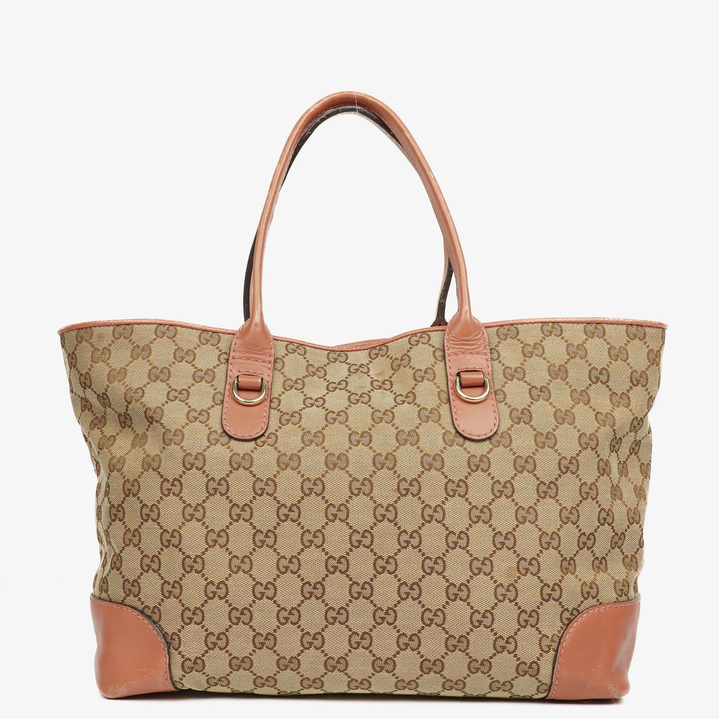 Gucci GG Canvas Heart Bit Tote Bag