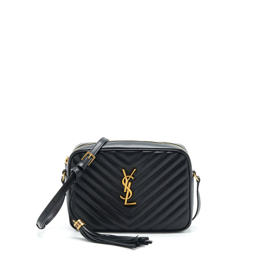 Saint Laurent/ Lou Camera Purse Calfskin Black