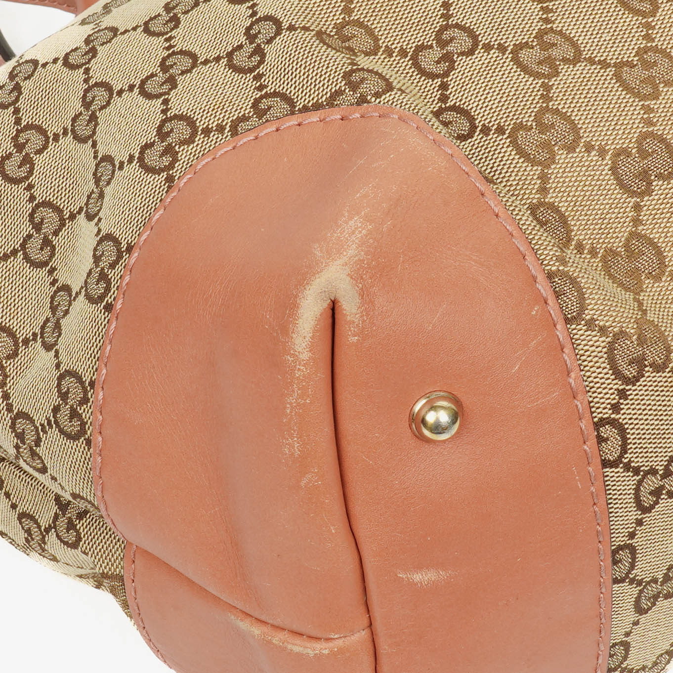 Gucci GG Canvas Heart Bit Tote Bag