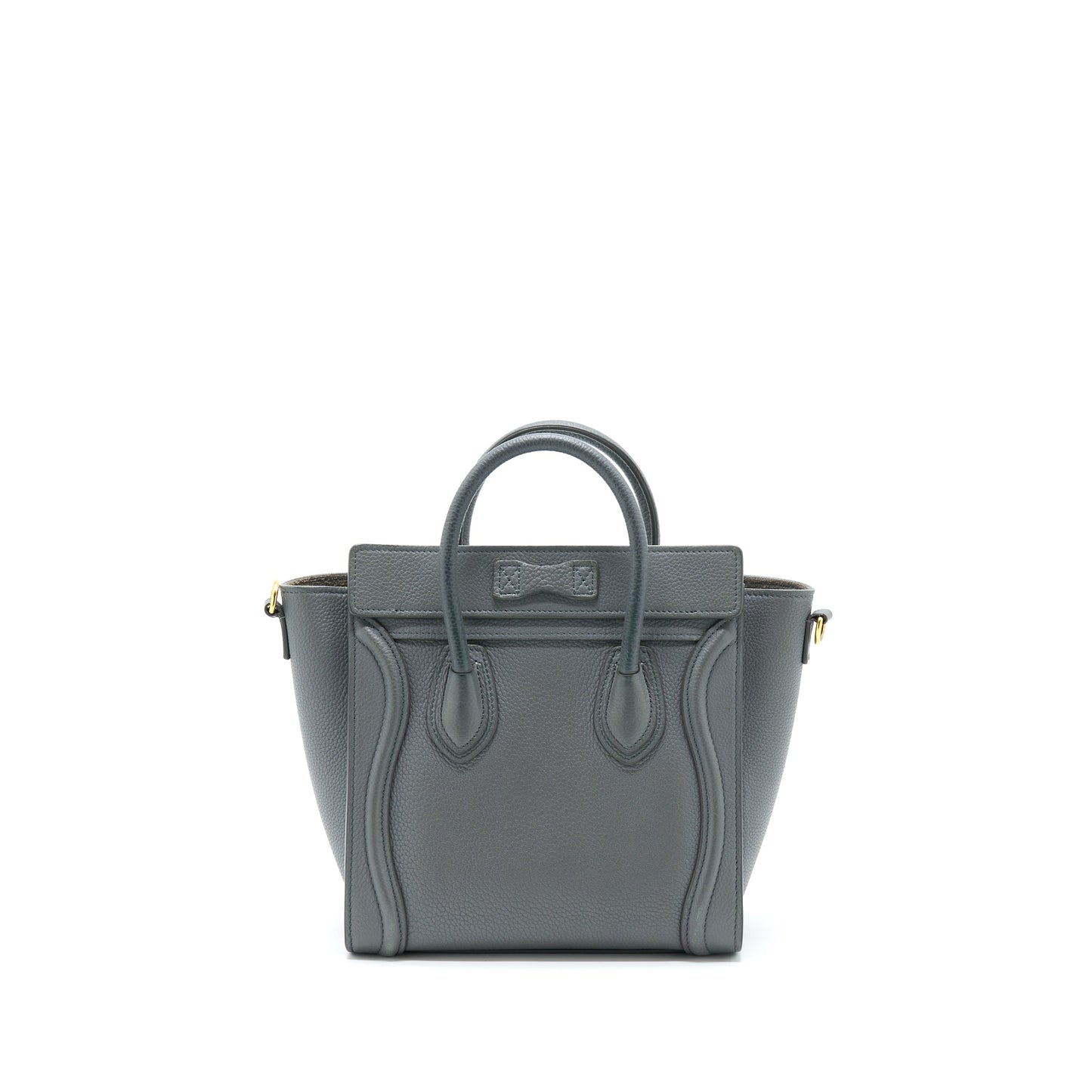 Celine Nano Luggage Purse Grey