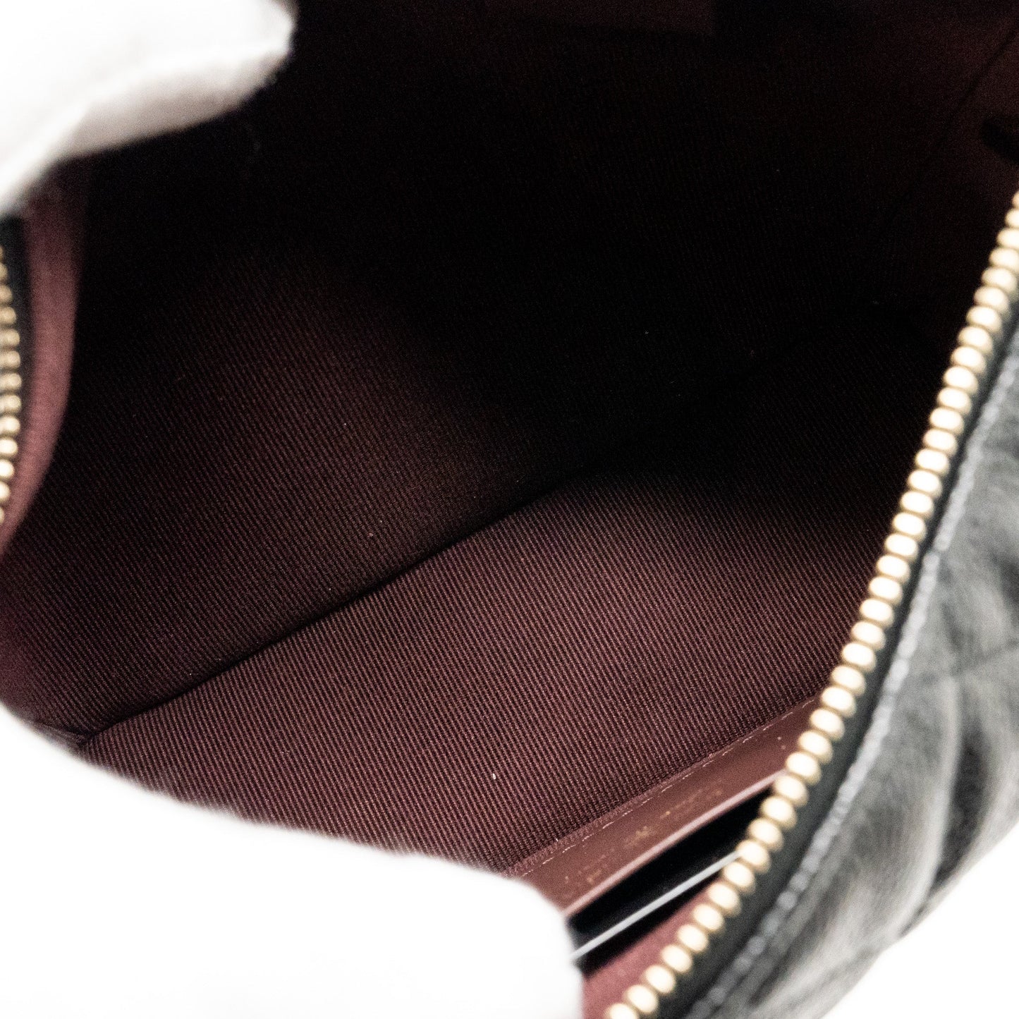 Chanel Quilted Hobo Bag Caviar Black  (Microchip)