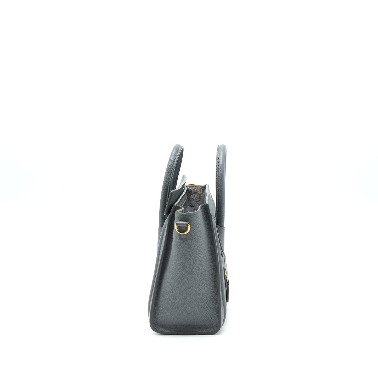 Celine Nano Luggage Purse Grey