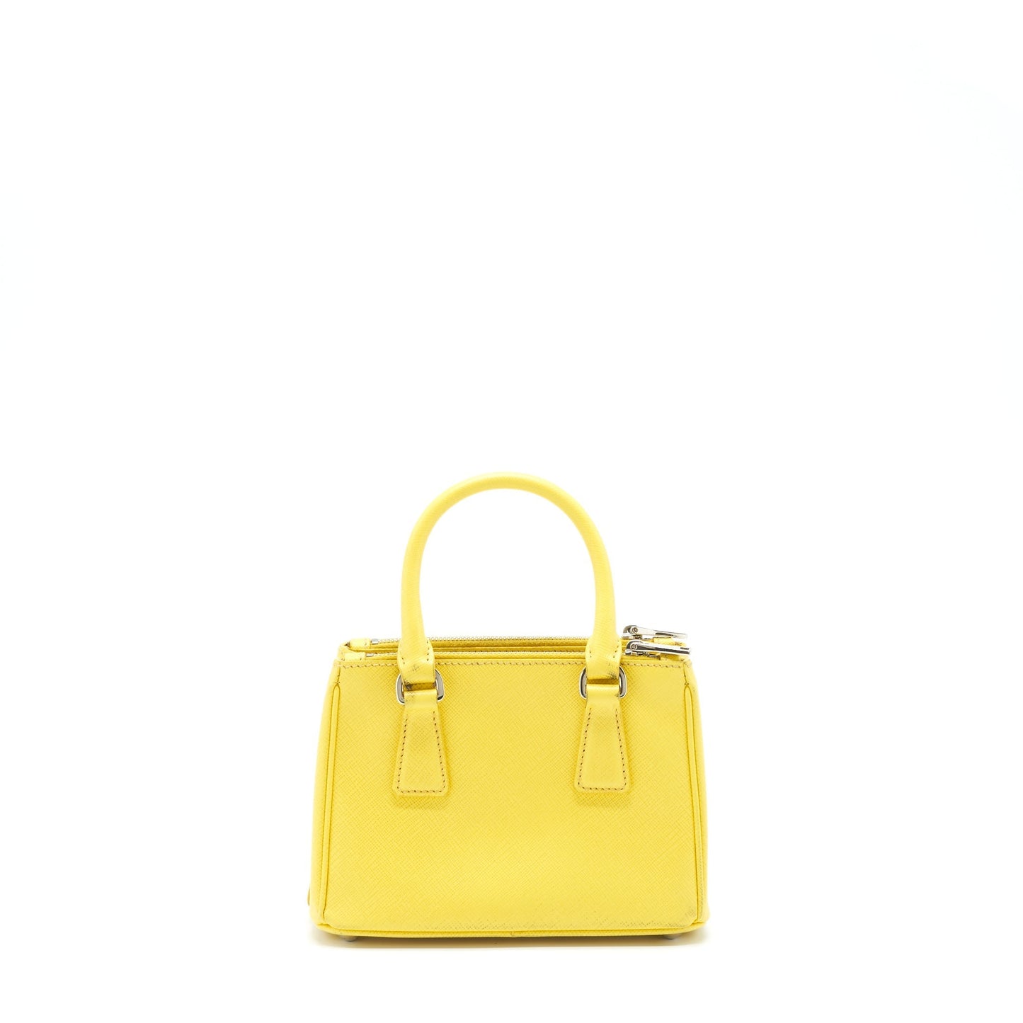 Prada Galleria Mini Tote Saffiano Lux Yellow