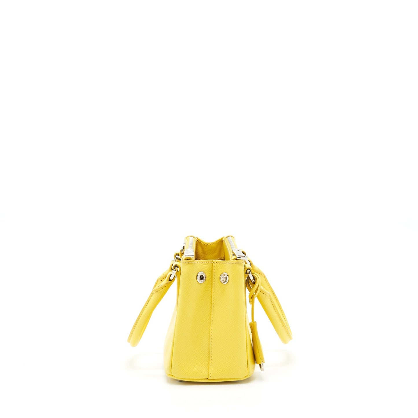 Prada Galleria Mini Tote Saffiano Lux Yellow