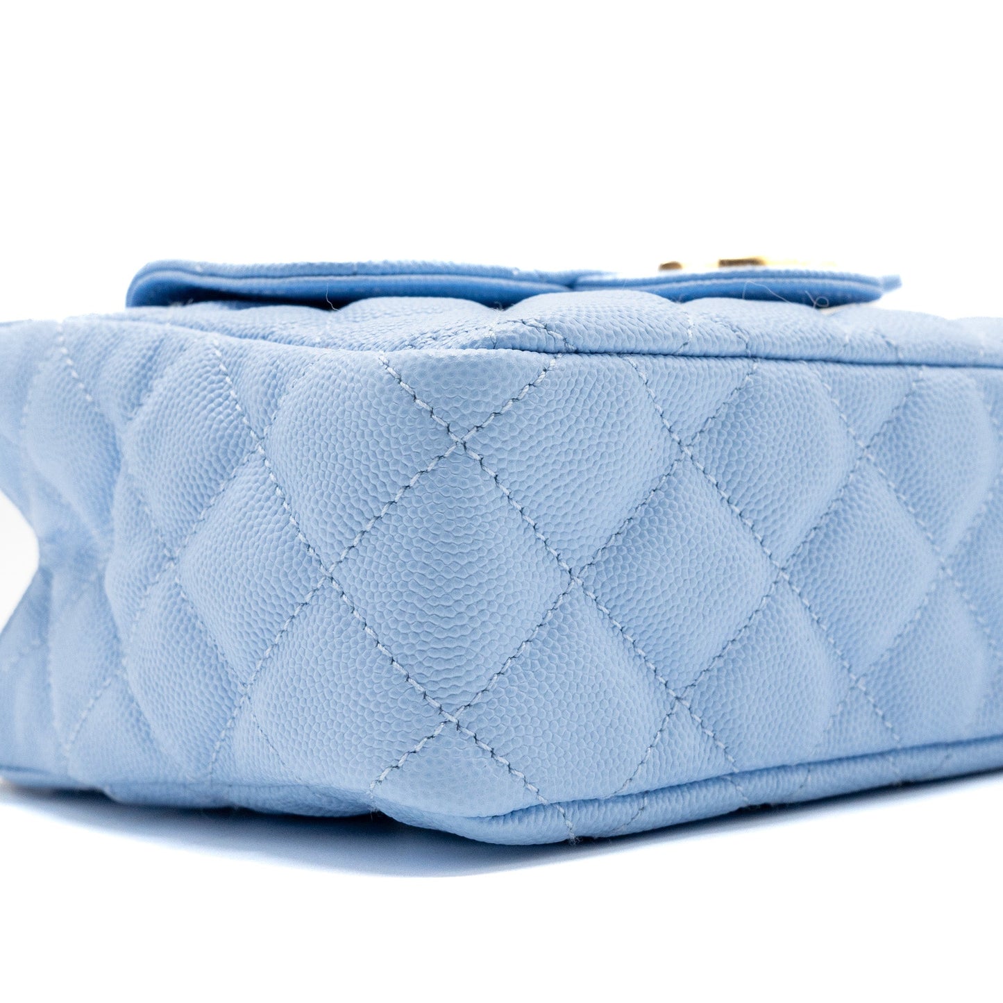 Chanel 23c Small Hobo Bag Caviar Light Blue (Microchip)