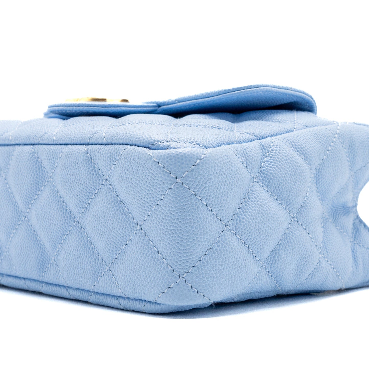 Chanel 23c Small Hobo Bag Caviar Light Blue (Microchip)