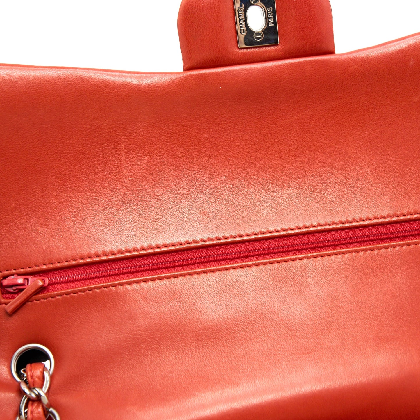 Chanel Jumbo Classic Double Flap Bag Lambskin Coral
