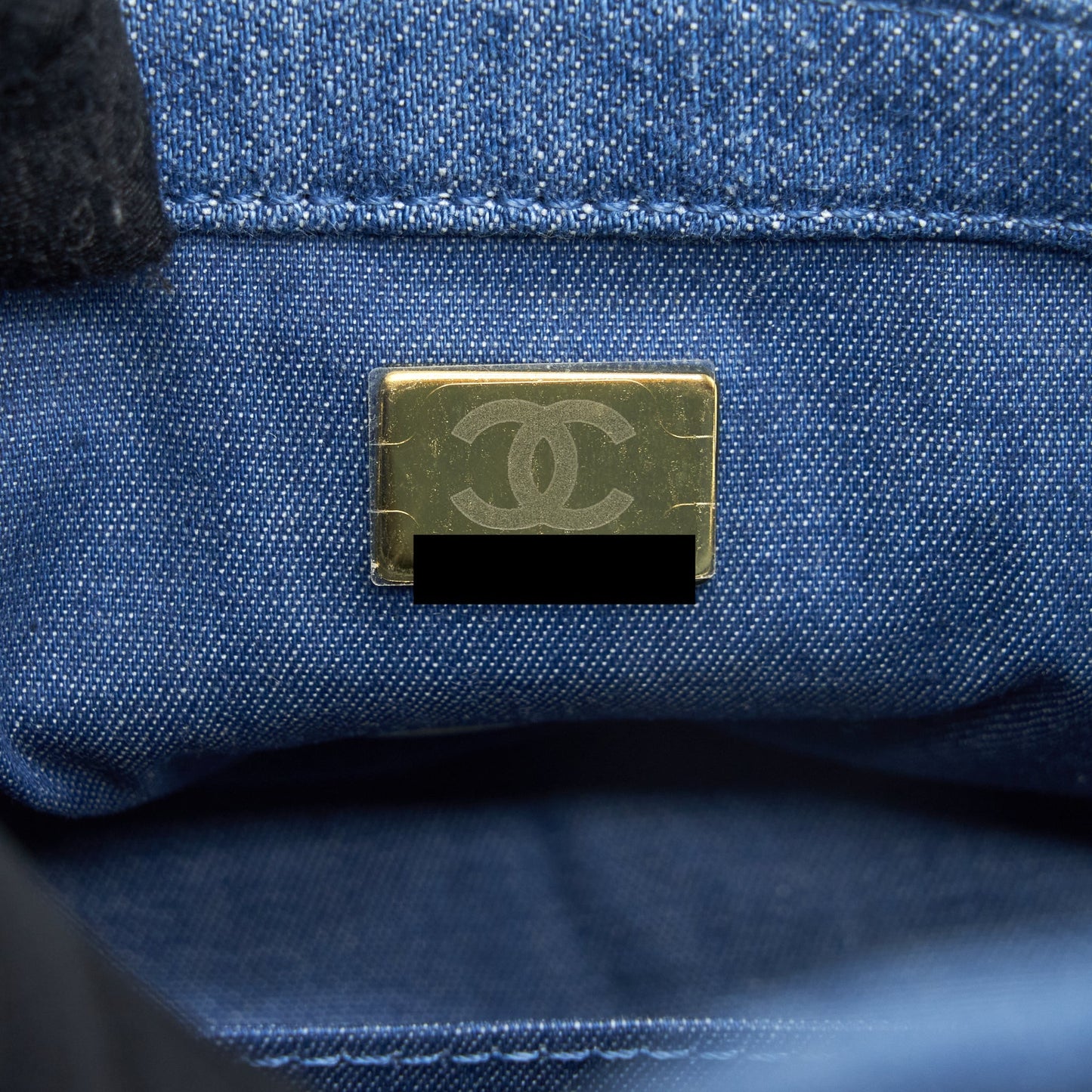 Chanel Pearl Crush Mini Rectangular Flap Bag Denim Blue