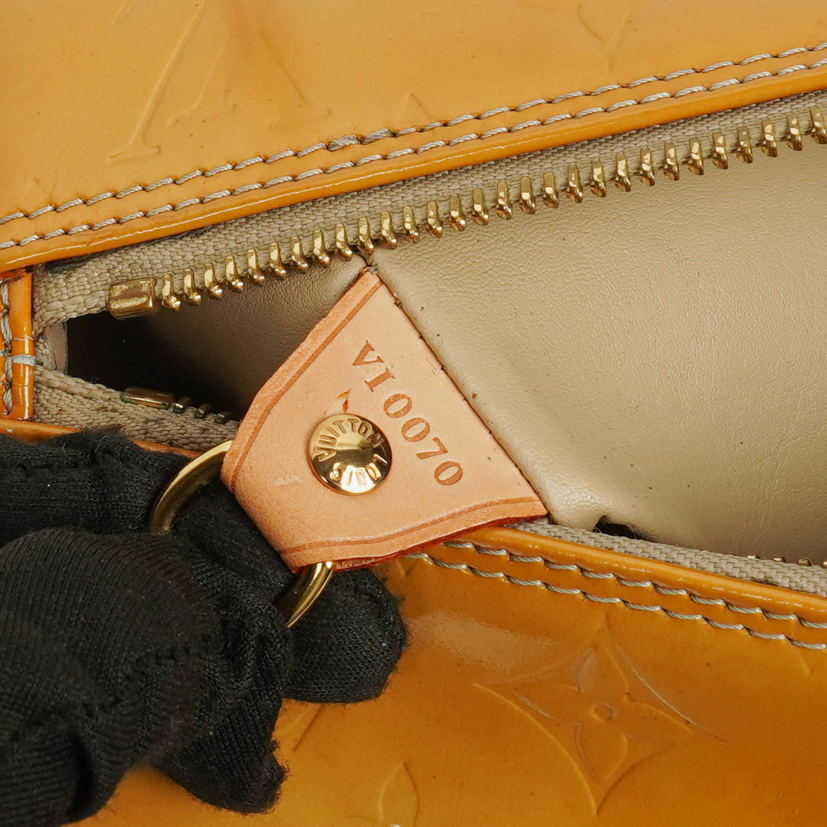 Louis Vuitton Papillon 30 Bedford Monogram Vernis Leather Bag
