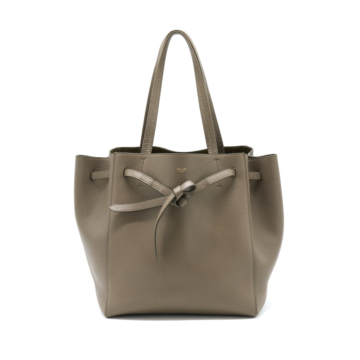Celine Small Cabas Phantom Soft Grained Calfskin Grey