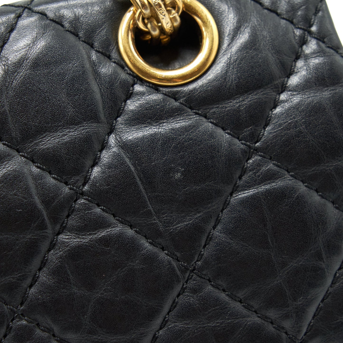 Chanel 2.55 226 Reissue Double Flap Bag Calfskin Black