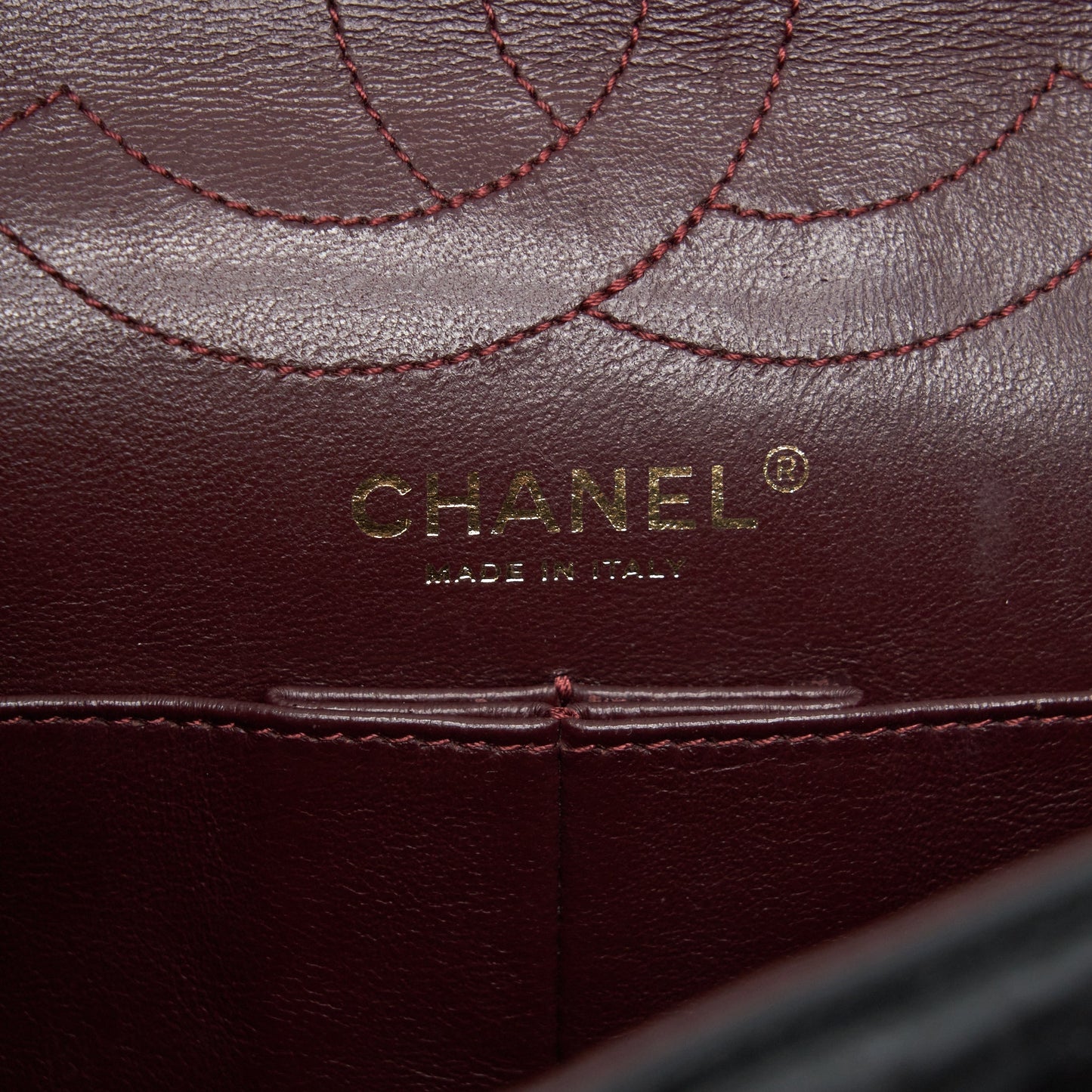 Chanel 2.55 226 Reissue Double Flap Bag Calfskin Black