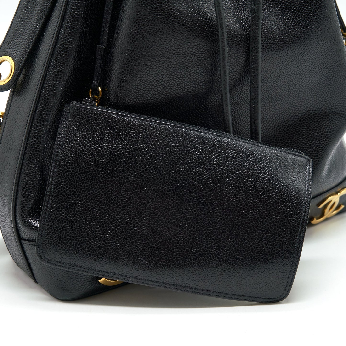 Chanel  Bucket Bag Caviar Black