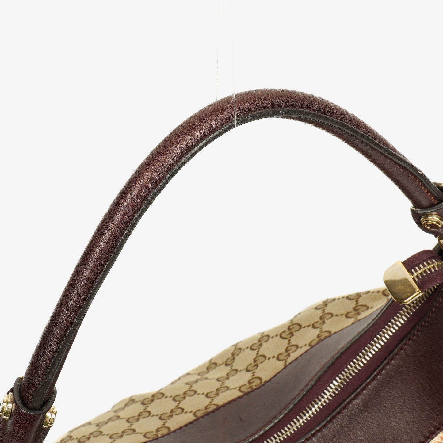 Gucci Monogram Canvas Abbey D-Ring Hobo Bag