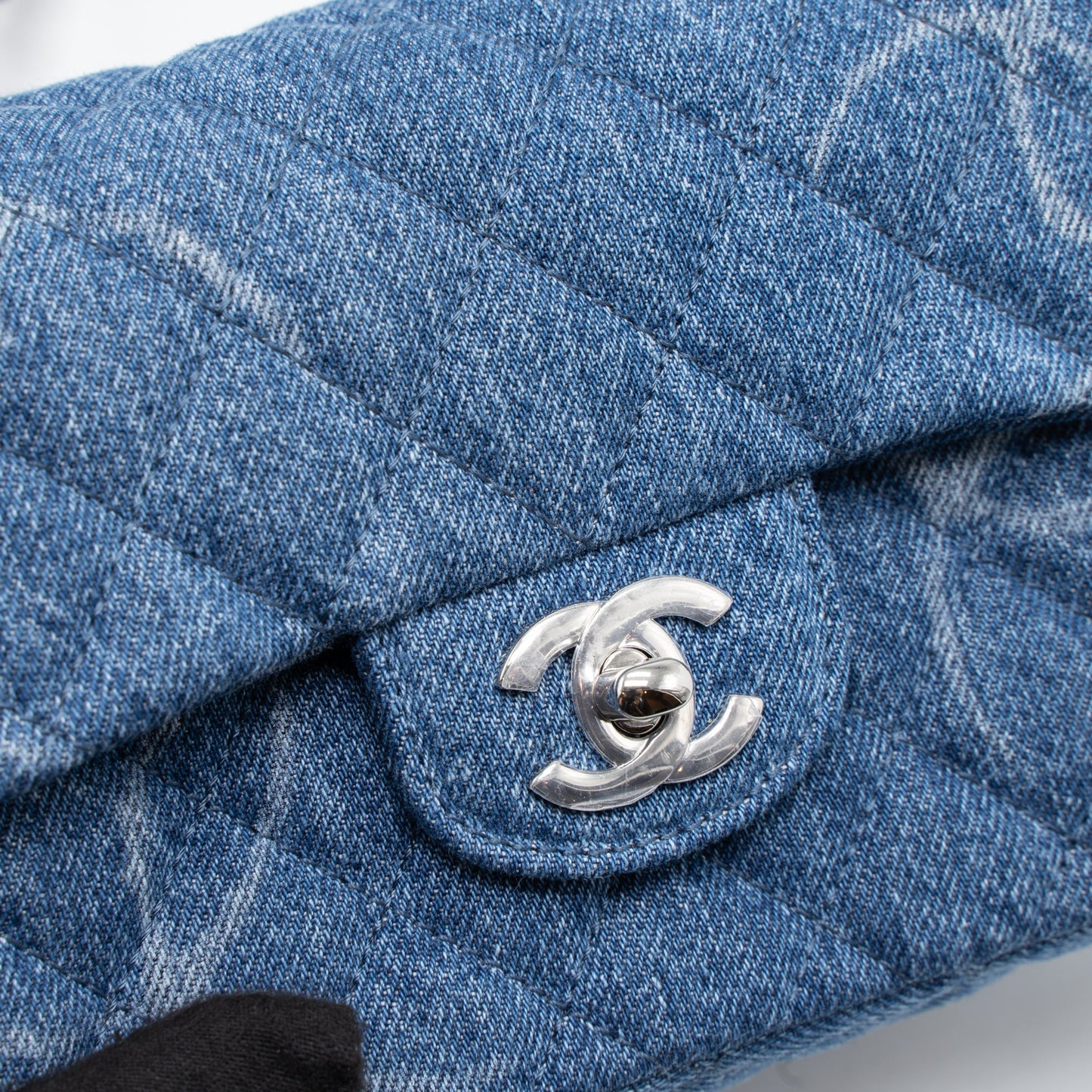 Chanel Mini Square Flap Bag Denim