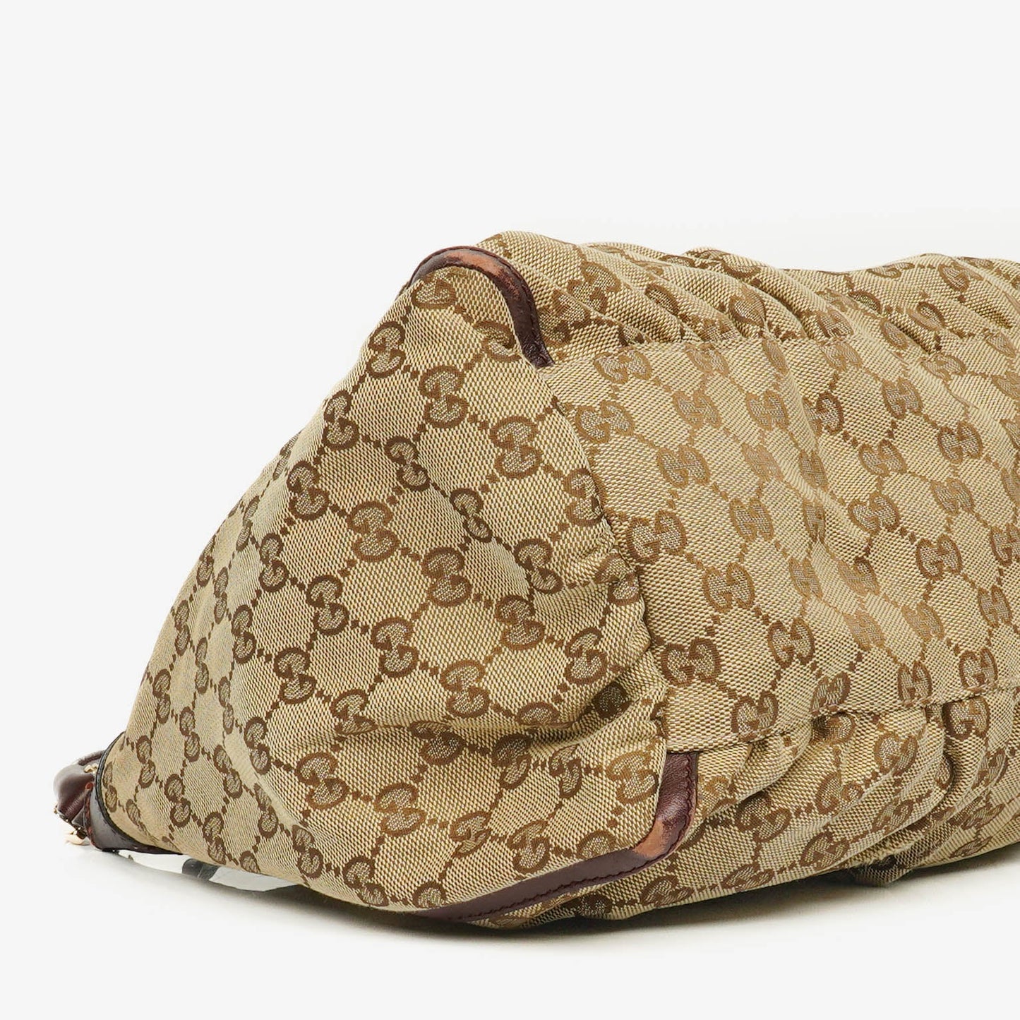 Gucci Monogram Canvas Abbey D-Ring Hobo Bag