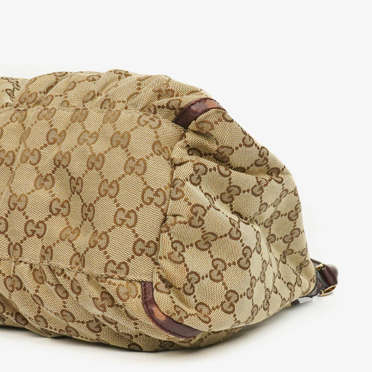 Gucci Monogram Canvas Abbey D-Ring Hobo Bag