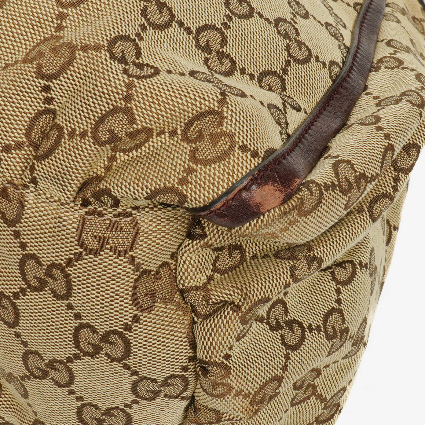 Gucci Monogram Canvas Abbey D-Ring Hobo Bag
