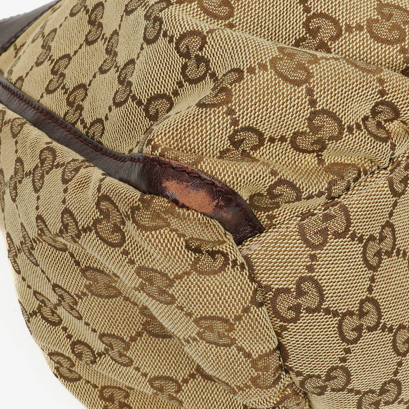Gucci Monogram Canvas Abbey D-Ring Hobo Bag
