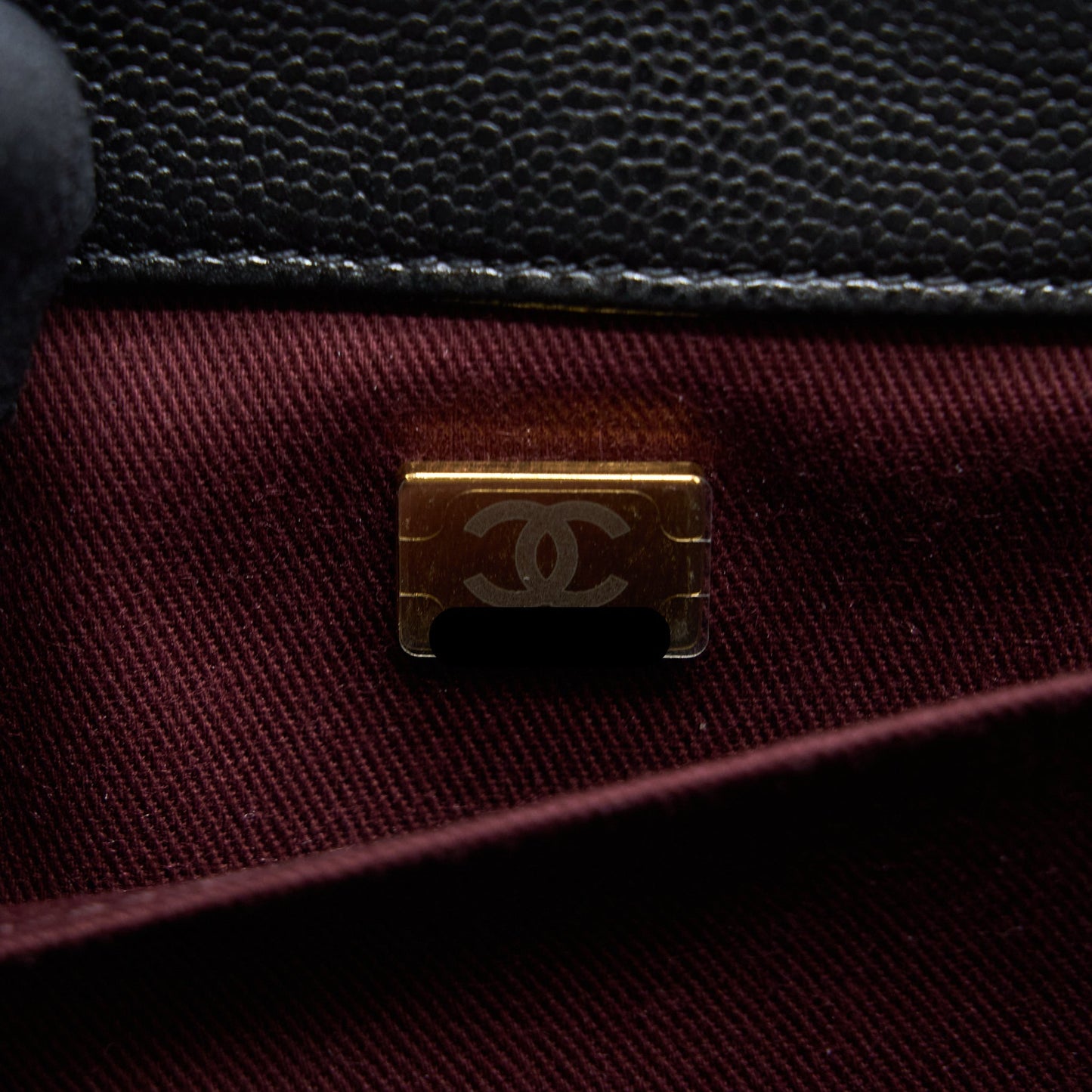 Chanel Medium Business Affinity Caviar Black L(Microchip)